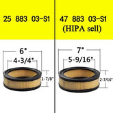 Hipa 47 883 03-S1 Air Filter 24 393 16-S Fuel Pump Tune Up Kit For Kohler CH18 CH20 CH22 CH23 CH25 CV18 CV20 CV22 CV23 CV25 Engine Lawn Mower